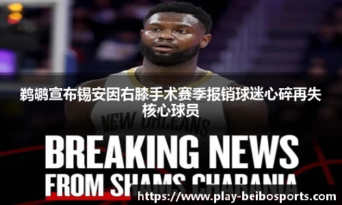 鹈鹕宣布锡安因右膝手术赛季报销球迷心碎再失核心球员